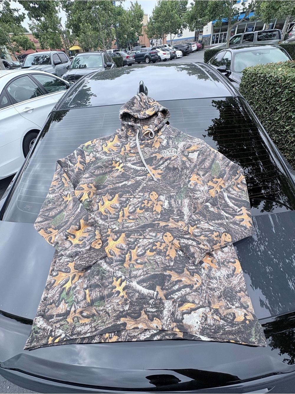 Men’s Camo Hoodie - Brown/Green